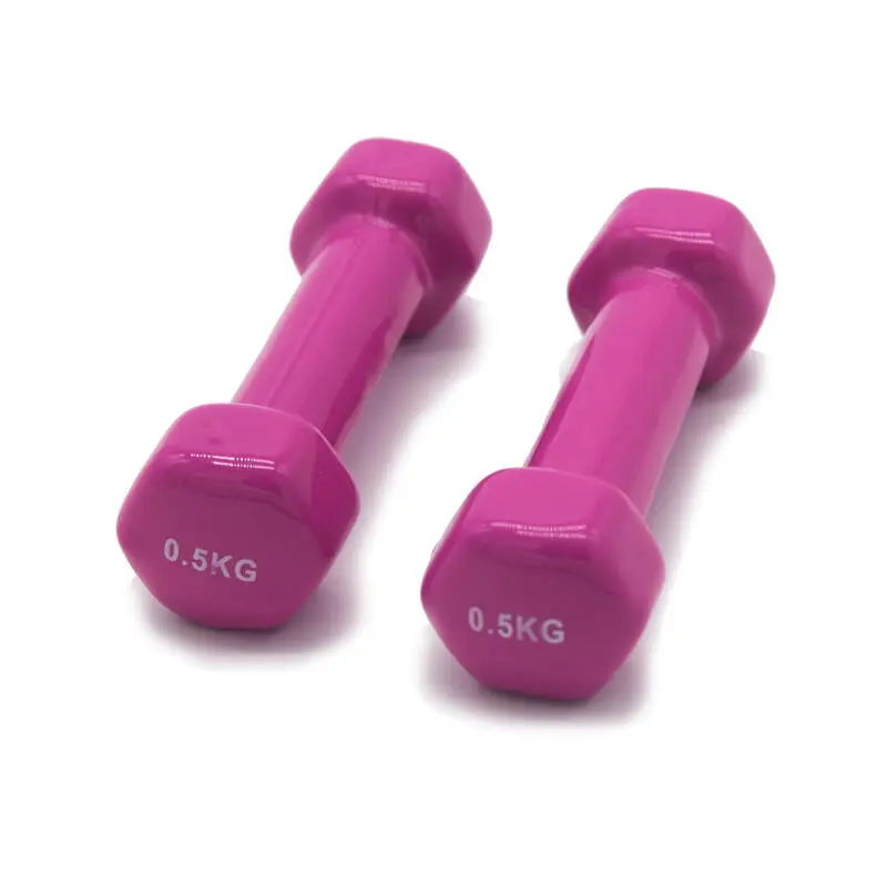 OZIO FITNESS 2 Unidades De 0,5 Kg Mancuernas Hexagonales De Vinilo