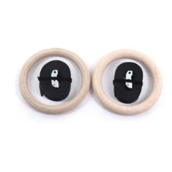 VIOK SPORT Anillas De Gimnasia De Madera