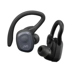 Auriculares Deportivos JVC HA-ET45T Bluetooth TWS, Micro Y Clip 14h Bat Negro