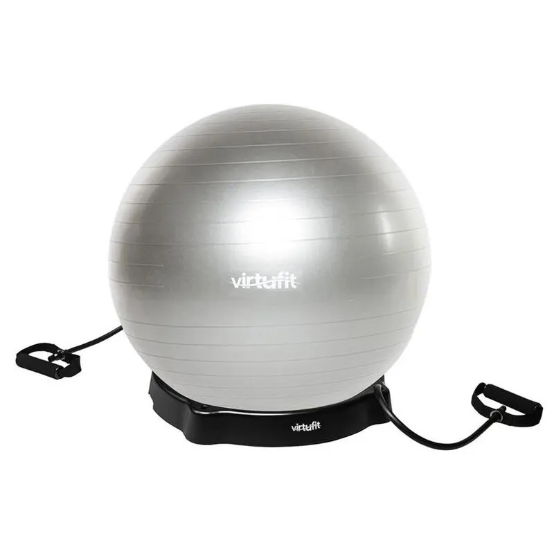 Virtufit Balanza Gymbal Ball Para Fitness Ball Con Cables De Resistencia - Negro - Imagen 4