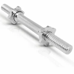 Barra De Mancuernas Gorilla Sports Cromada De 35 Cm Diámetro 30/31mm