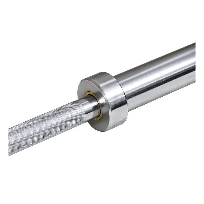 OZIO FITNESS Barra Olímpica 1.20 M 50 Mm 6.5 Kg Aguanta 250 Kg Con Rodamientos - Imagen 3