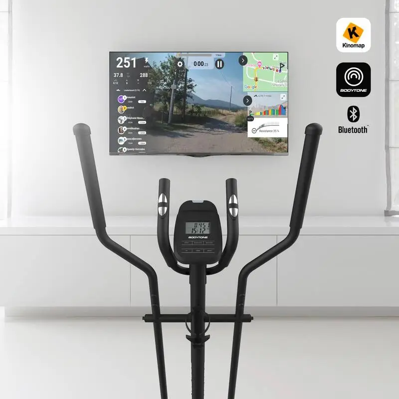 BODYTONE Bicicleta Elíptica DE30 Conectada Con Regulación Magnética Y Pantalla LCD - Imagen 2