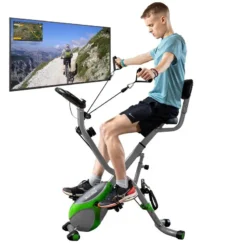 SKANDIKA Bicicleta Estática - Foldaway X-3000 - Fitness - Plegable