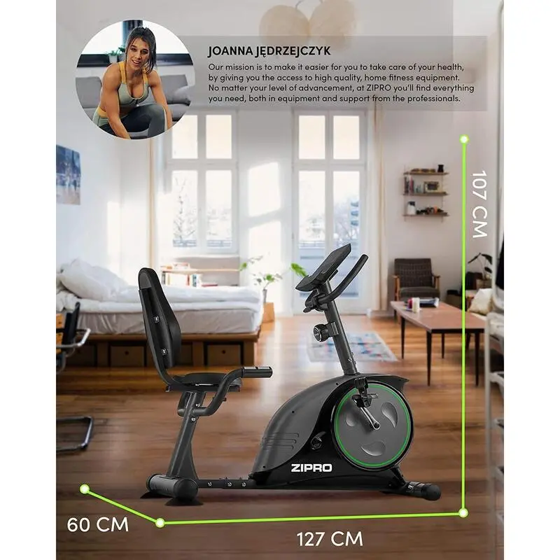 Bicicleta Estática Magnética Zipro Easy - Imagen 2