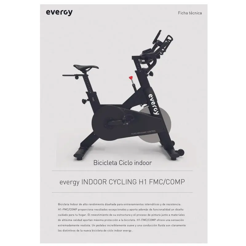 EVERGY BICICLETA ESTÁTICA SPINING INDOOR H1 - Imagen 3