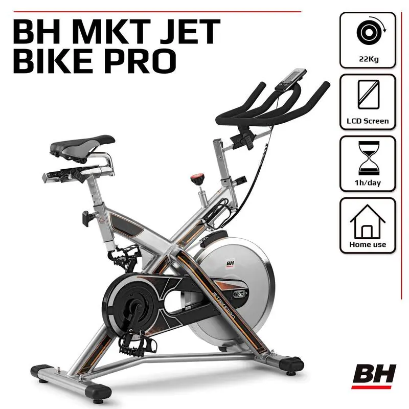 BH Fitness Bicicleta Indoor MKT JET BIKE PRO H9162RF - Imagen 2