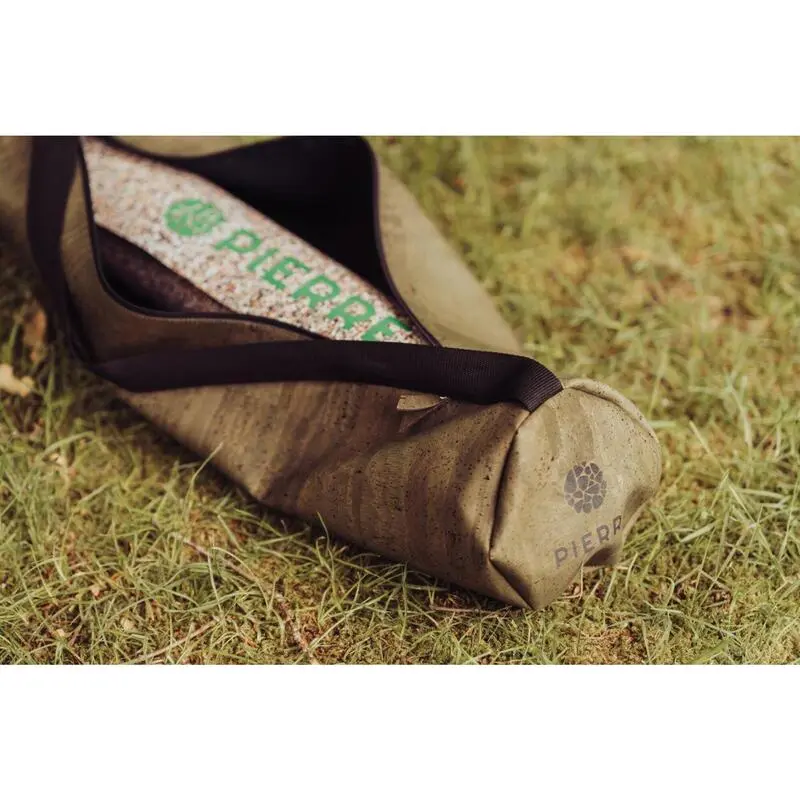 Pierre Sports BOLSA DE YOGA EN CUERO DE CORCHO VERDE - Imagen 3