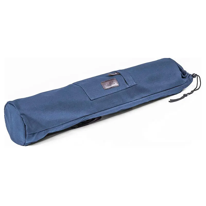 STAYOGA Bolsa Porta Esterilla Yoga Jeans Gris Algodón Orgánico - Imagen 5