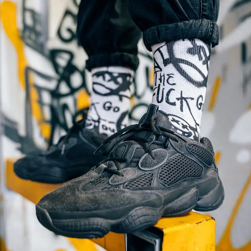 PACIFIC And CO Calcetin Running Con Tejido Coolmax Unisex Acid BW, Sublimado Multicolor - Imagen 2