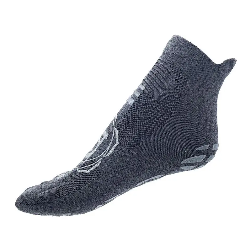R-EVENGE Calcetines De Yoga 1 Finger Adultos Antideslizantes Algod贸n Biol贸gico Gris - Imagen 2