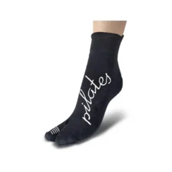 R-EVENGE Calcetines Técnicos Pilates Fitness Adulto Antideslizantes Negro