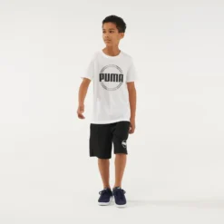 Camiseta Blanco Niños Estampado PUMA
