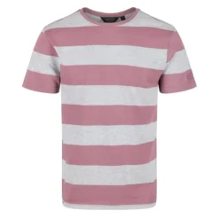 Regatta Camiseta Brayden De Rayas Para Hombre Malva