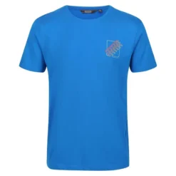 Regatta Camiseta Breezed Cuadrado Para Hombre Azul Imperial