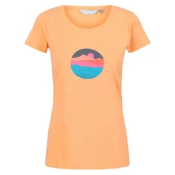 Regatta Camiseta Breezed II Atardecer Para Mujer Papaya