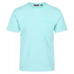 Regatta Camiseta Caelum De Slub Para Hombre Verde Ópalo