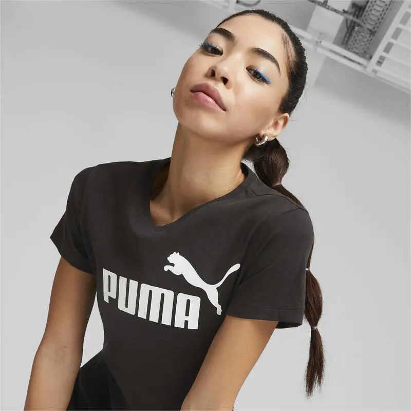 Camiseta Con Cuello De Pico Mujer Essentials PUMA - Imagen 3
