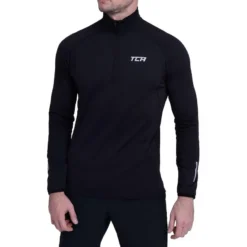 TCA Camiseta De Invierno Con Media Cremallera Para Hombre