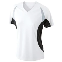 R-EVENGE Camiseta De Manga Corta Mujer Fitness Running Cardio Blanca