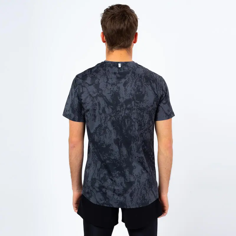 THE RUNNING REPUBLIC Camiseta De Manga Corta Running De Poliéster Reciclado Hombre TRR Negra - Imagen 3