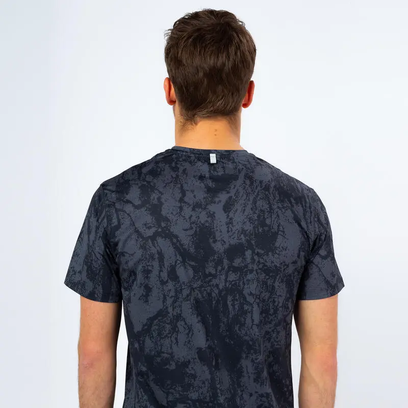 THE RUNNING REPUBLIC Camiseta De Manga Corta Running De Poliéster Reciclado Hombre TRR Negra - Imagen 4