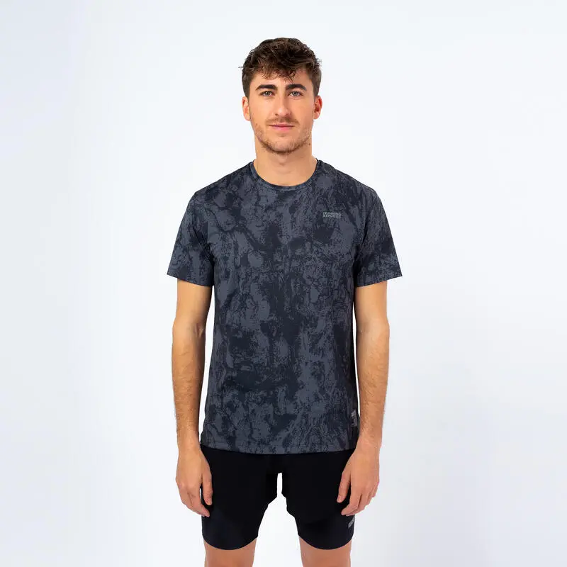 THE RUNNING REPUBLIC Camiseta De Manga Corta Running De Poliéster Reciclado Hombre TRR Negra