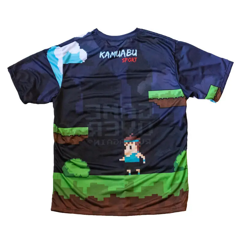 CAMISETA DE RUNNING #GAMEOVER Para HOMBRE - KAMUABU Multicolor 90grs - Imagen 2