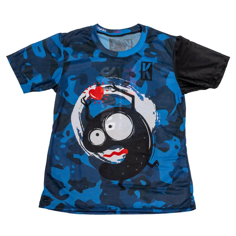 CAMISETA DE RUNNING #LOVERUNNING Para MUJER - KAMUABU Color Camuflaje 90grs