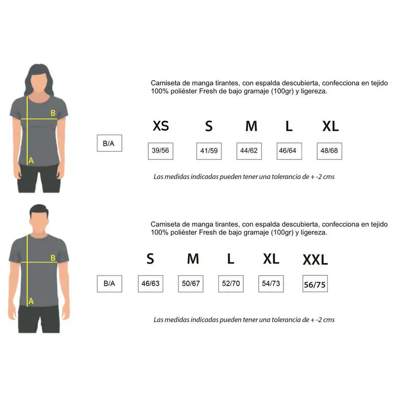 CAMISETA DE RUNNING #MARATON 2.0 RUN HOMBRE - KAMUABU Color AZUL 90grs TIRANTES - Imagen 3