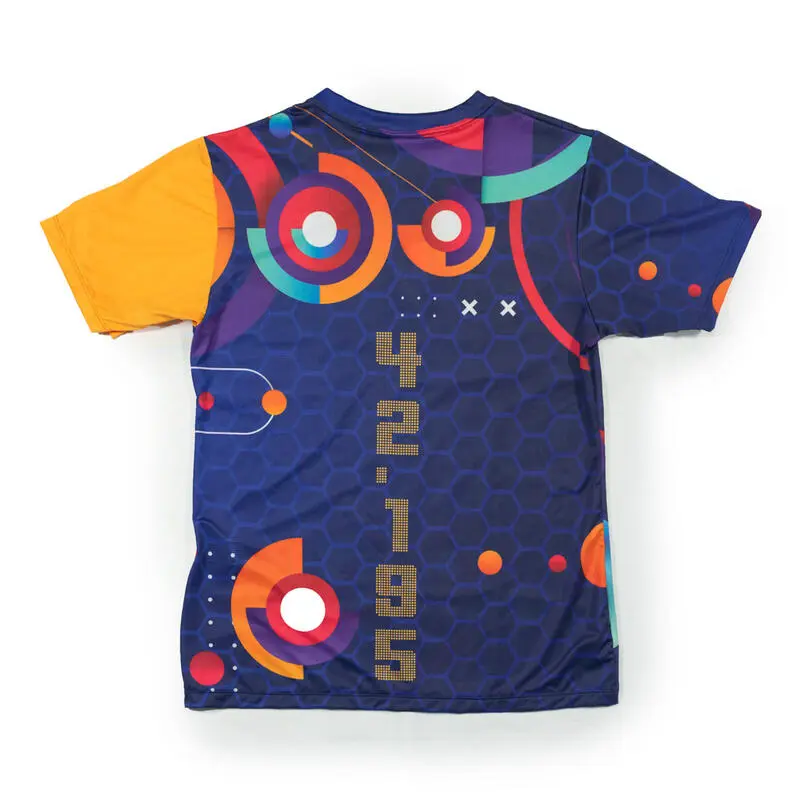 CAMISETA DE RUNNING #MARATON 2.0 RUN Para HOMBRE - KAMUABU Color AZUL 90grs - Imagen 2