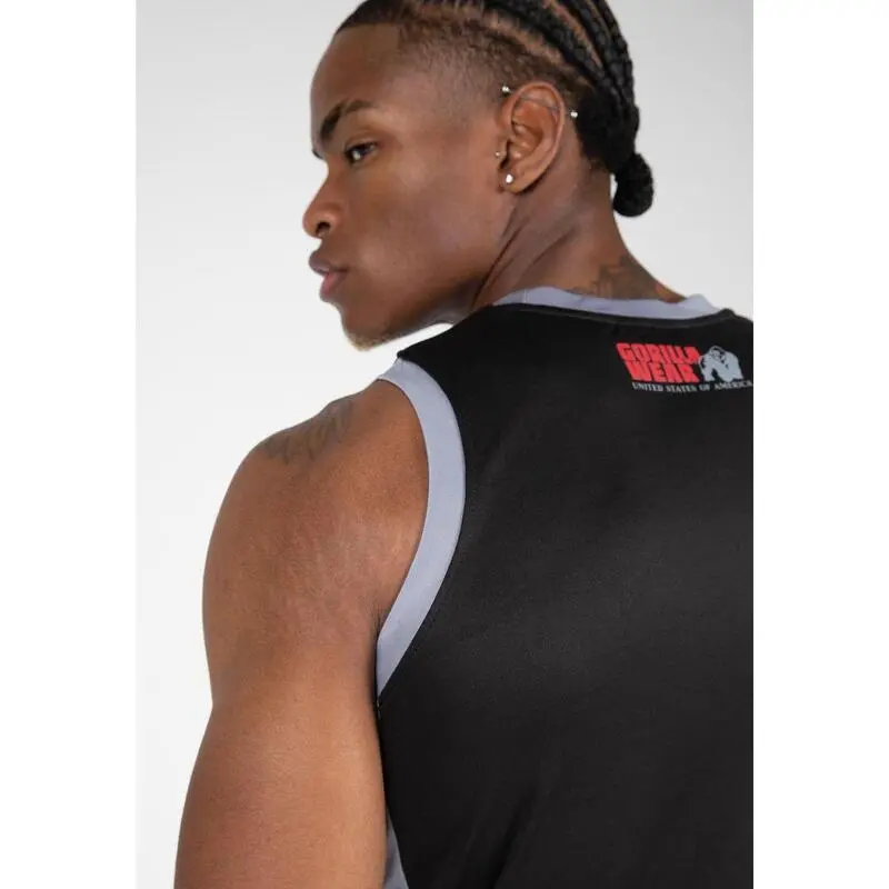 Gorilla Wear Camiseta De Tirantes Hornell Negra - Gris - Imagen 5