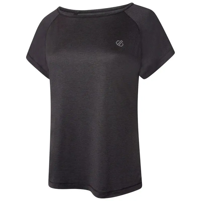 Dare 2b Camiseta Deftly Jaspeada Para Mujer Negro - Imagen 3
