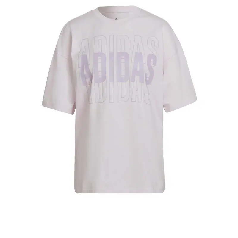Camiseta Essentials Repeat Adidas Logo Oversized - Imagen 2