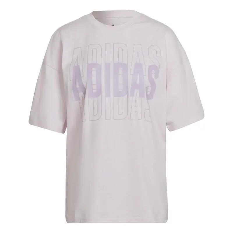 Camiseta Essentials Repeat Adidas Logo Oversized - Imagen 3