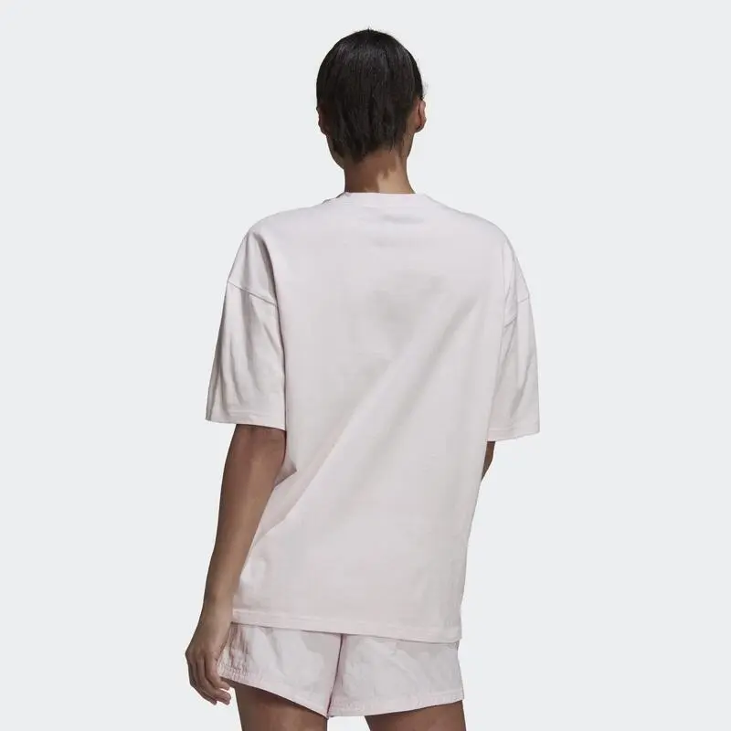 Camiseta Essentials Repeat Adidas Logo Oversized - Imagen 4