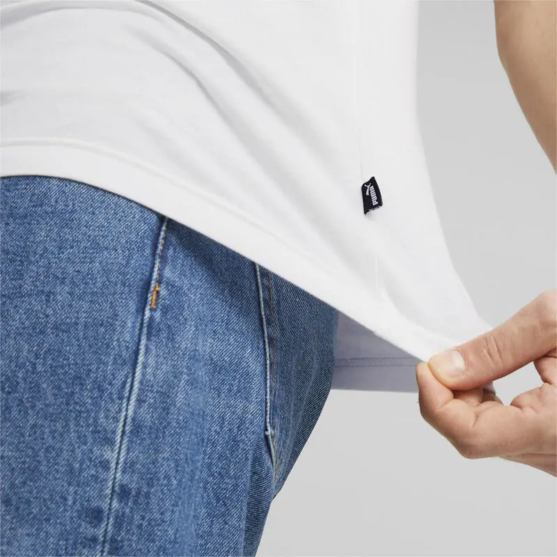 Camiseta Essentials+2 Colour Logo Hombre PUMA Blanco - Imagen 3
