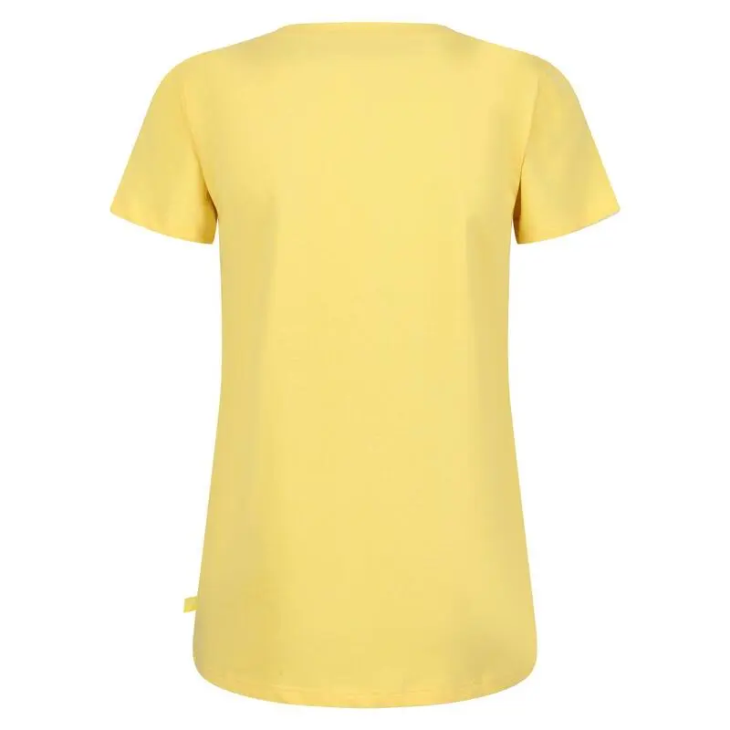 Regatta Camiseta Filandra VI Atardecer Para Mujer Amarillo Maíz - Imagen 2