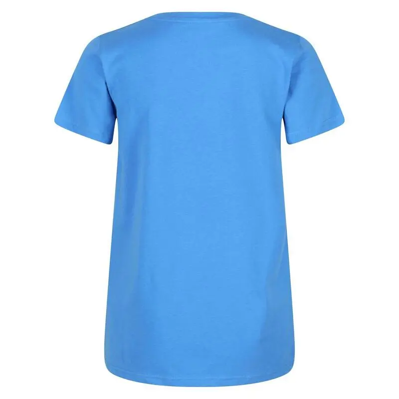 Regatta Camiseta Filandra VI Conchas Marinas Para Mujer Azul Sonic - Imagen 2