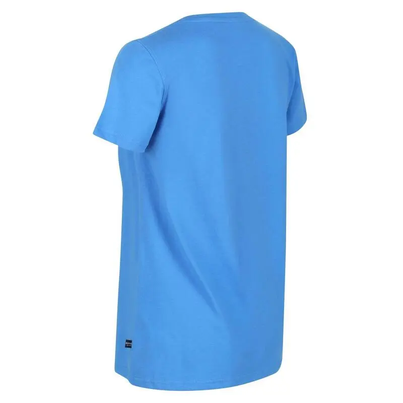 Regatta Camiseta Filandra VI Conchas Marinas Para Mujer Azul Sonic - Imagen 4