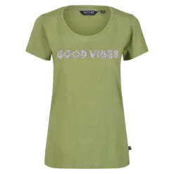 Regatta Camiseta Filandra VI Flor Para Mujer Hoja De Uva