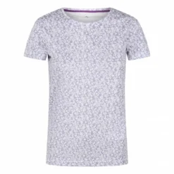 Regatta Camiseta Fingal Edition Florecer Para Mujer Floración Lila, Floral