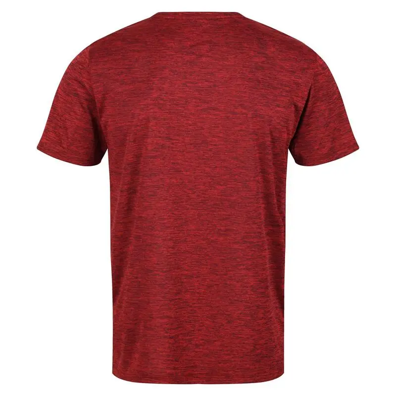 Regatta Camiseta Fingal Edition Jaspeada Para Hombre Rojo Fuego - Imagen 2