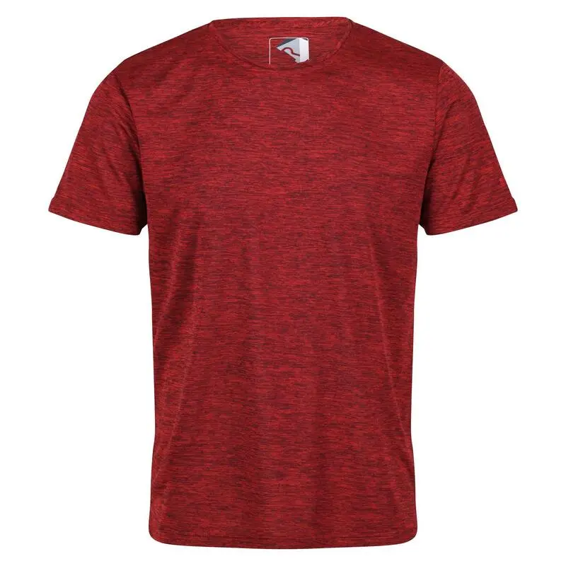 Regatta Camiseta Fingal Edition Jaspeada Para Hombre Rojo Fuego