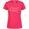 Regatta Camiseta Fingal VI Flor Para Mujer Rosa Rethink