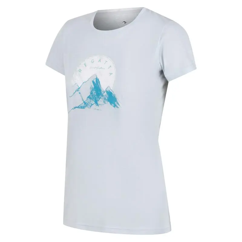Regatta Camiseta Fingal VI Jaspeada Para Mujer Cyberspace - Imagen 3