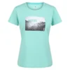 Regatta Camiseta Fingal VI Montaña Para Mujer Ola Oceánica