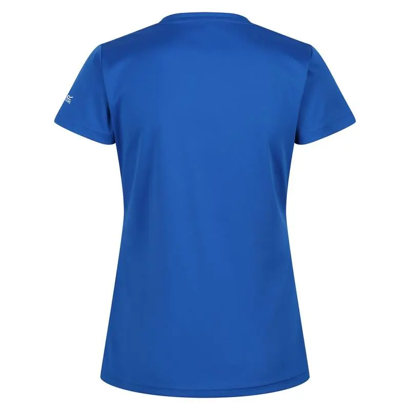 Regatta Camiseta Fingal VI Texto Para Mujer Azul Lapis - Imagen 2