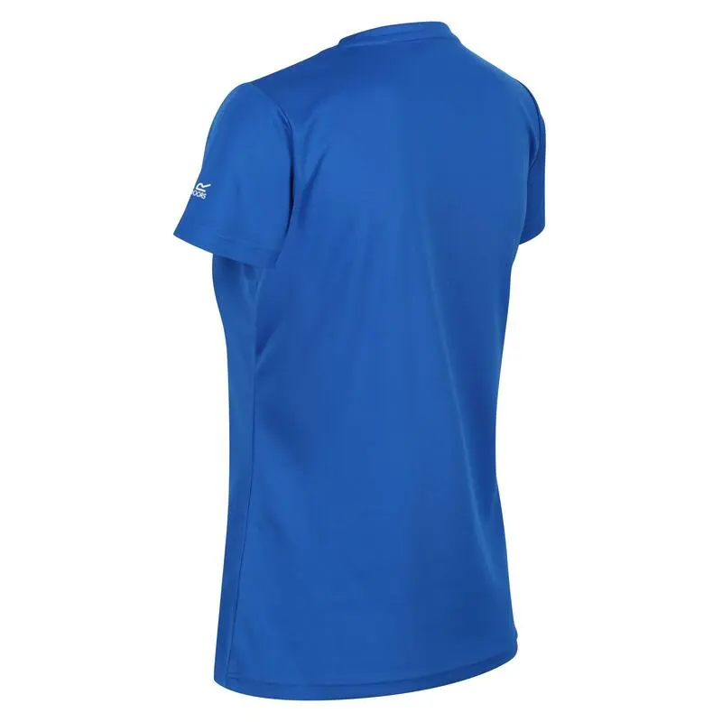 Regatta Camiseta Fingal VI Texto Para Mujer Azul Lapis - Imagen 3