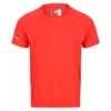 Regatta Camiseta Highton Pro Logotipo Para Hombre Rojo Fuego